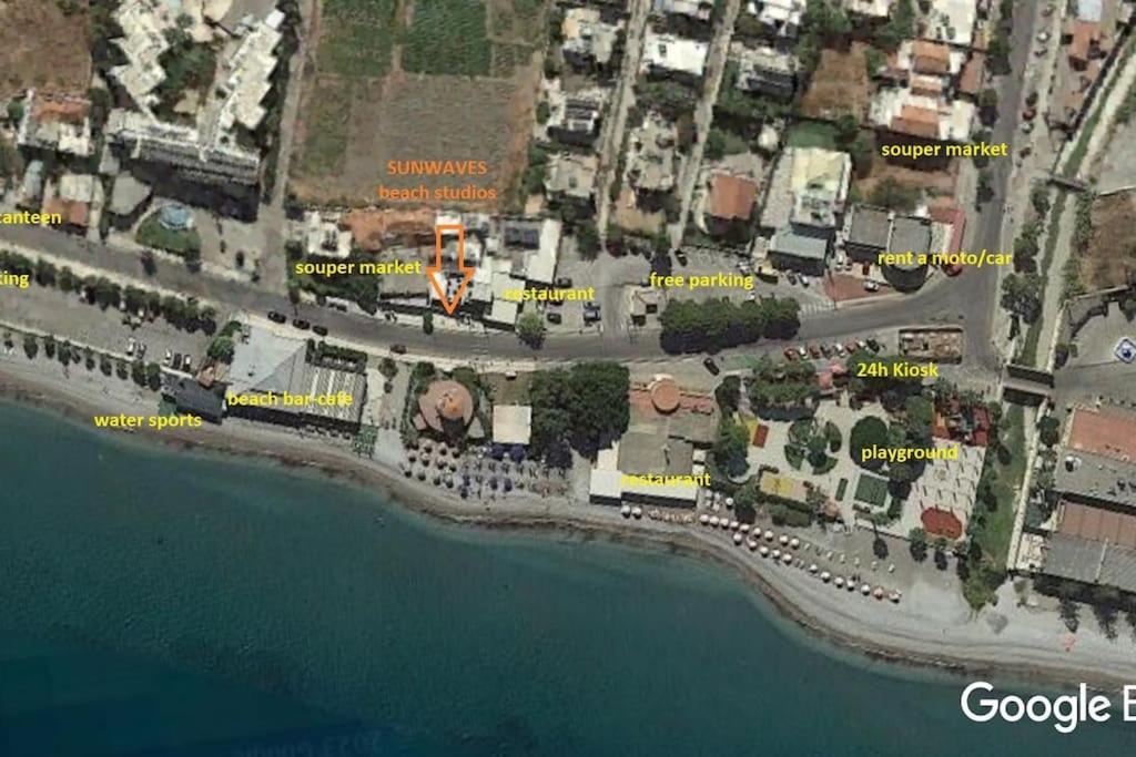 Sunwaves Beach Studio I Ialysos  Exterior foto